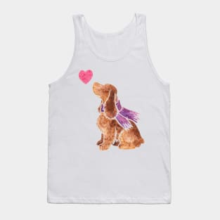 Watercolour Cocker Spaniel Tank Top